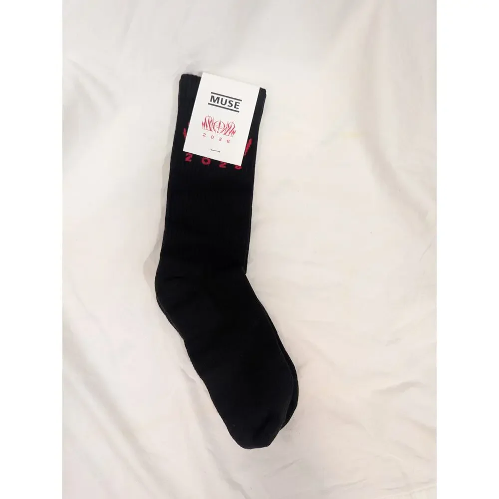 MUSE 2026 Tour VIP merch bundle Socks Flag Laminate Pass Ticket Wow! Signal